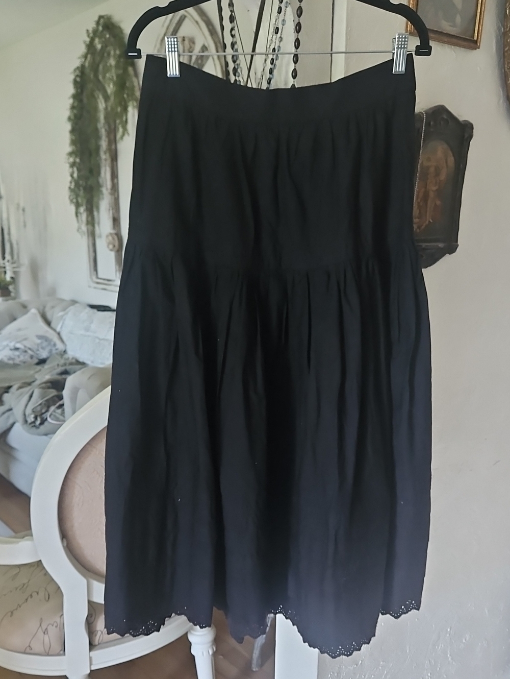 NWOT Philosophy Black Tiered Skirt